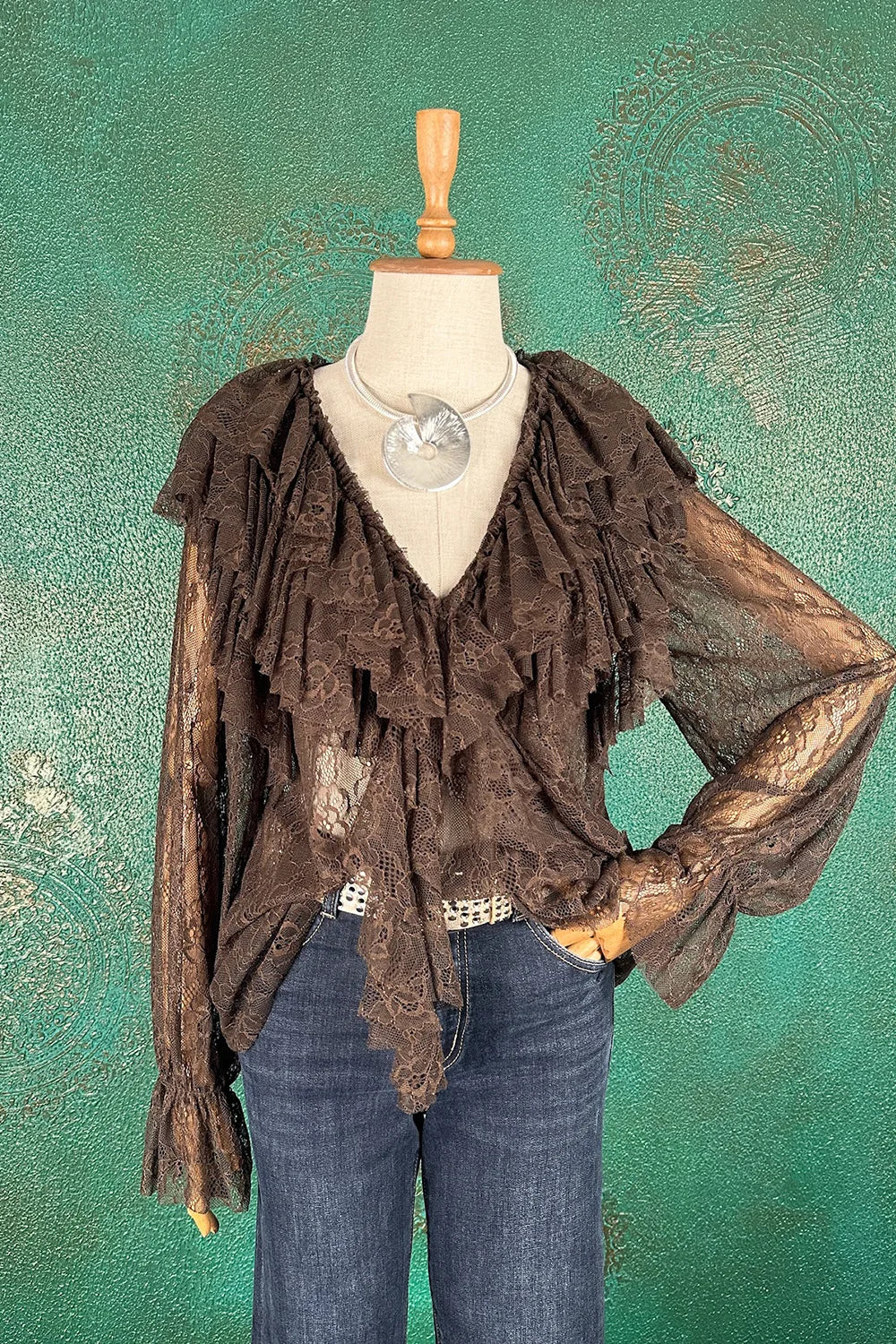 Dantel Detaylı Bluz