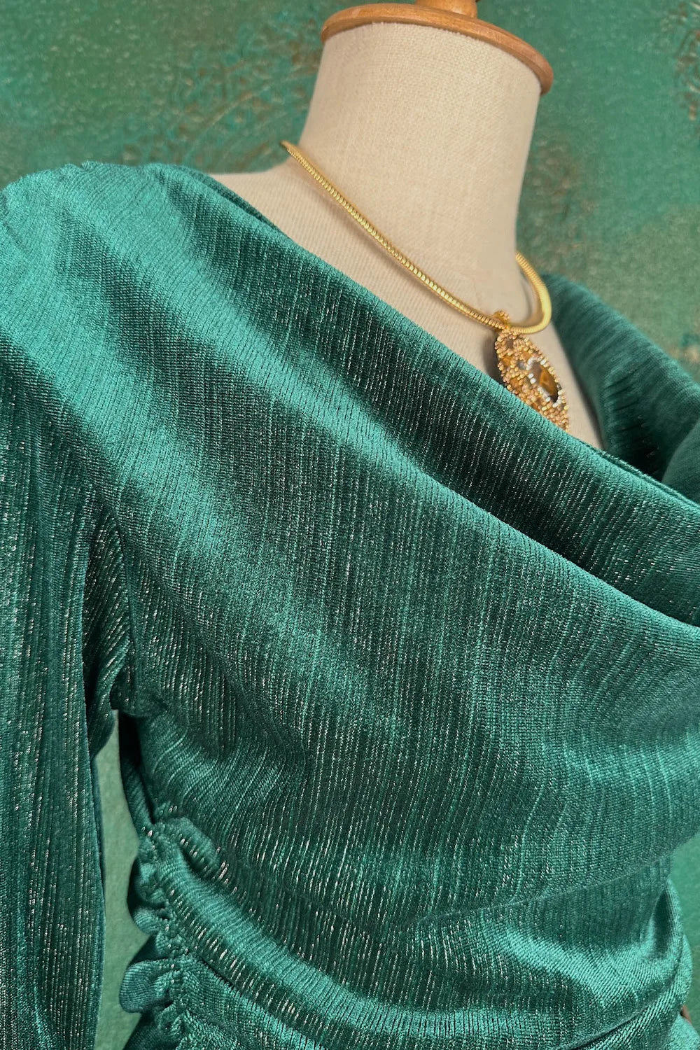 Simli Kadife Pantolon Takım