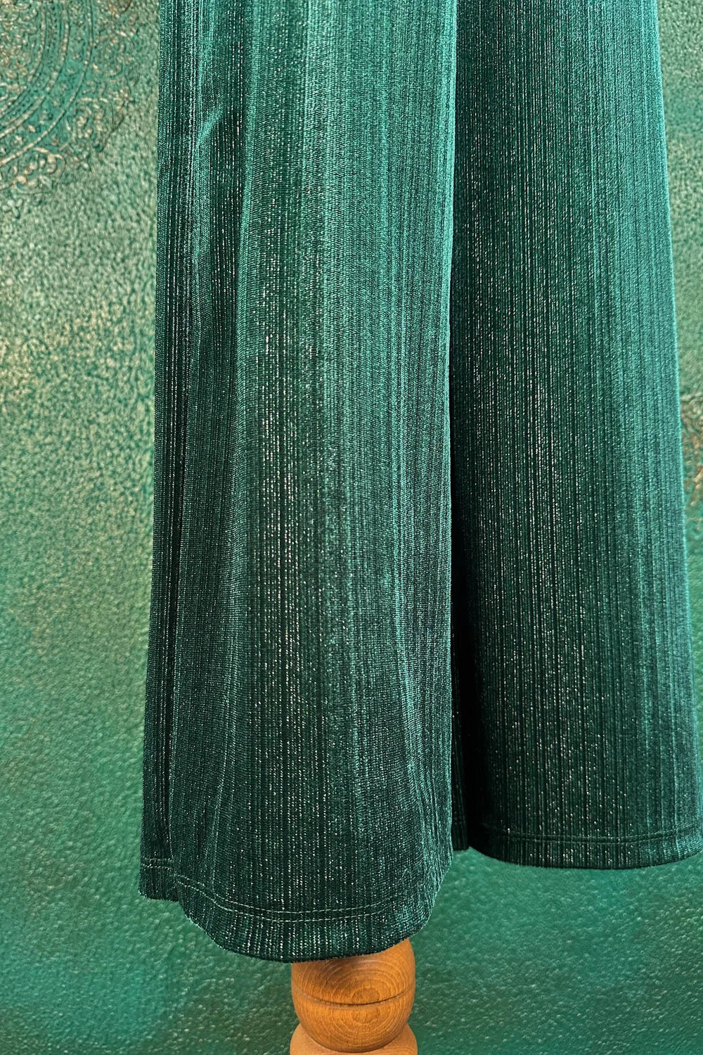 Simli Kadife Pantolon Takım