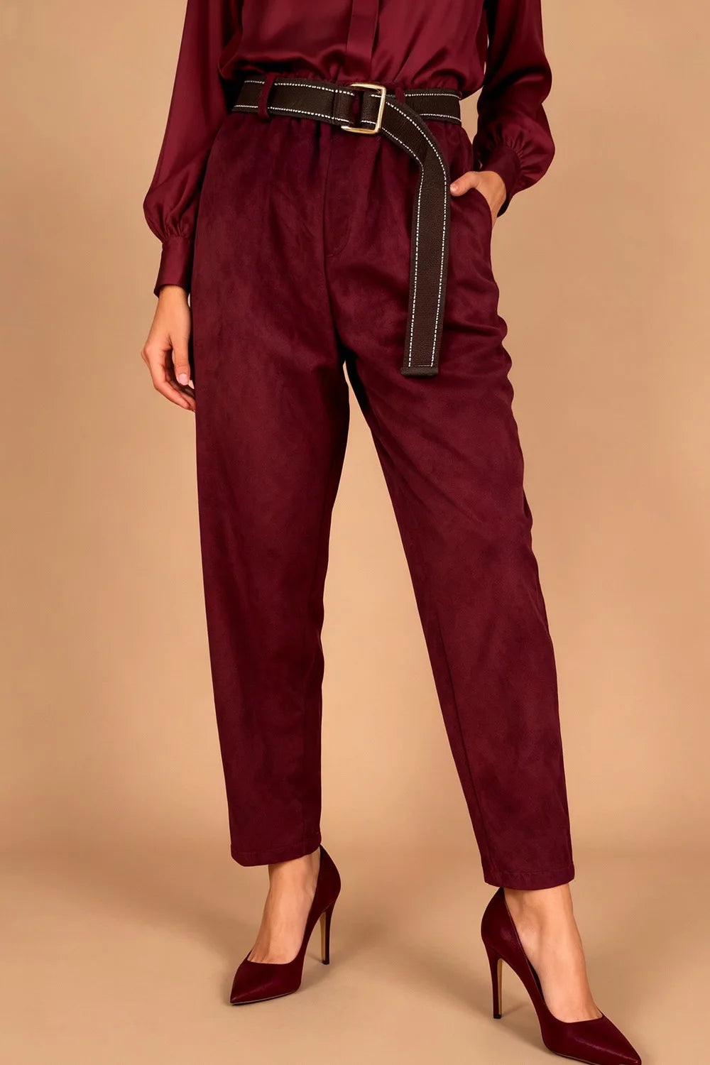 Nubuk Dokulu Pantolon