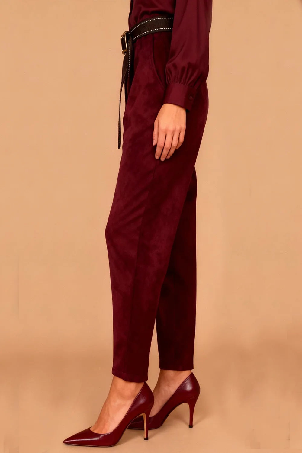 Nubuk Dokulu Pantolon