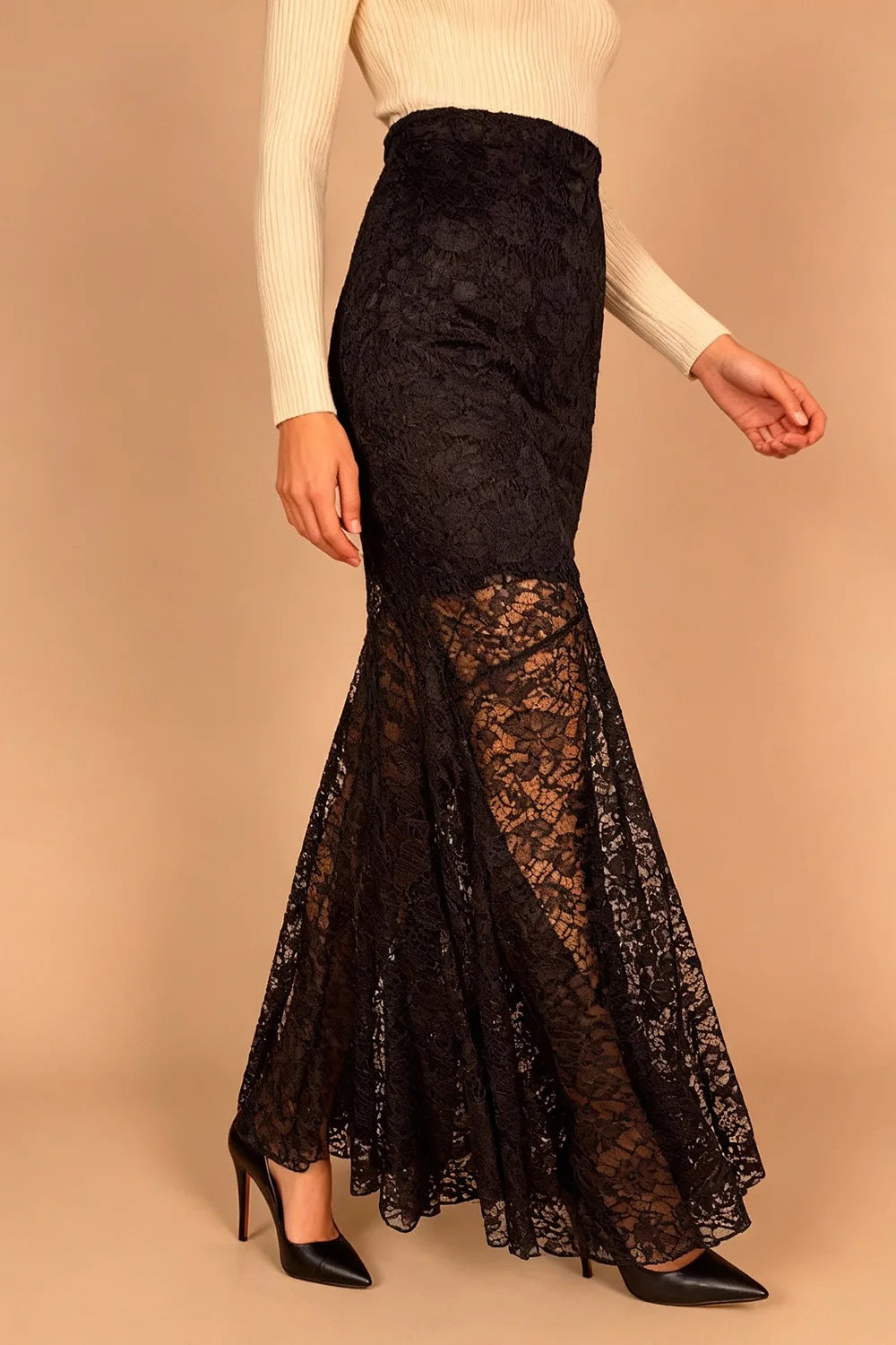 Uzun Dantel Etek
