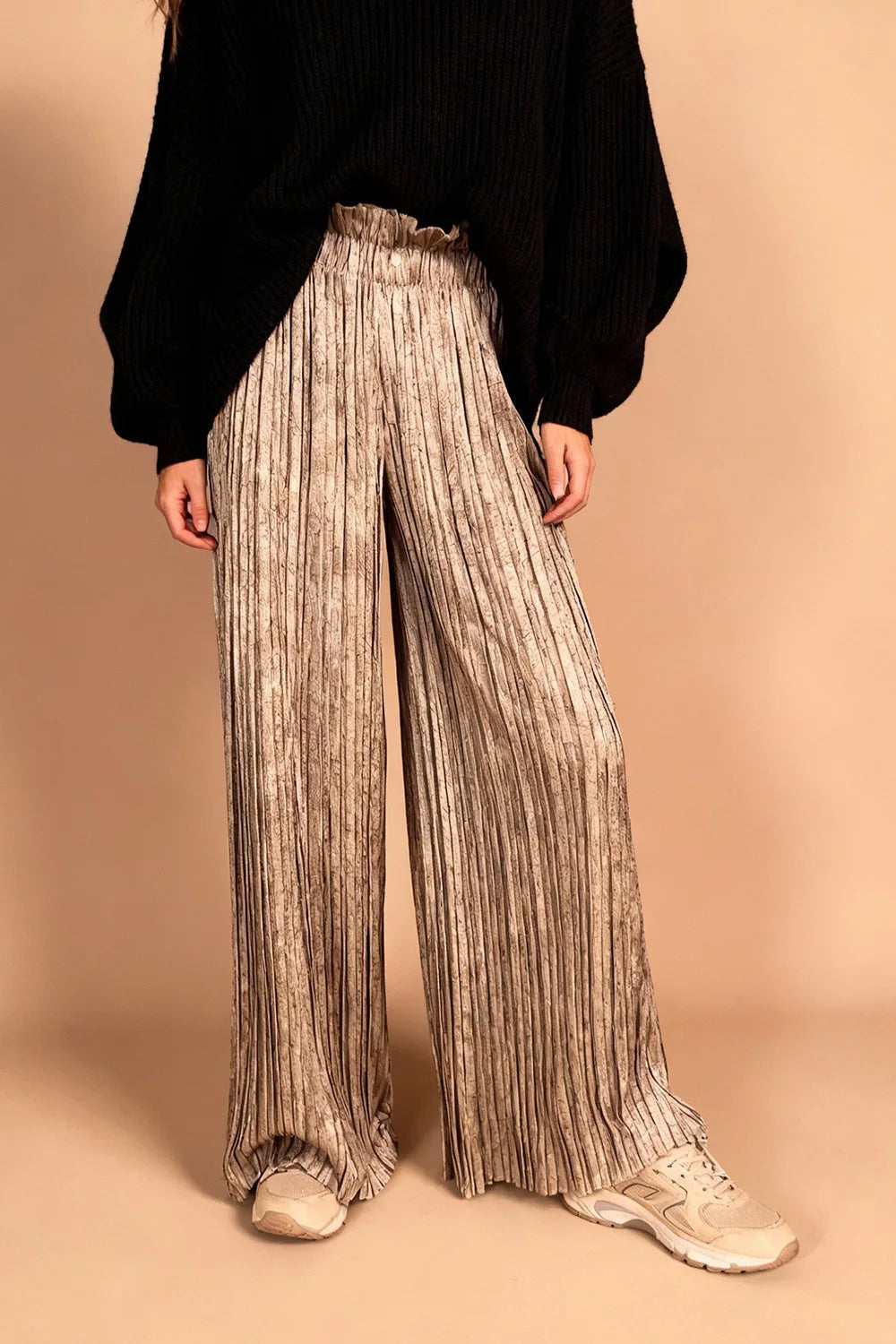 Pliseli Pantolon