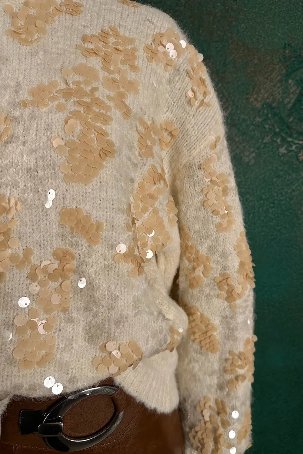 Pul İşlemeli Kazak