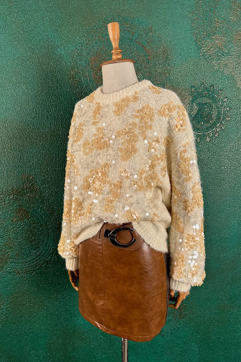 Pul İşlemeli Kazak