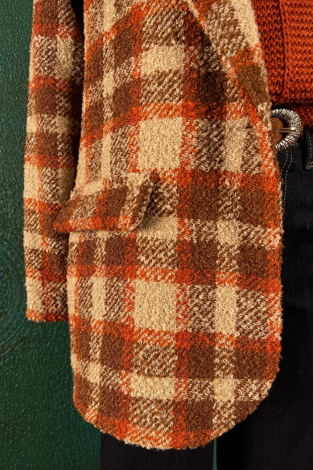 Kadife Yakalı Blazer Ceket