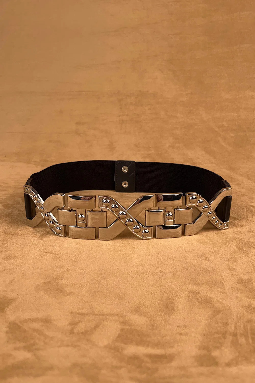 Çapraz Tokalı Elastik Kemer