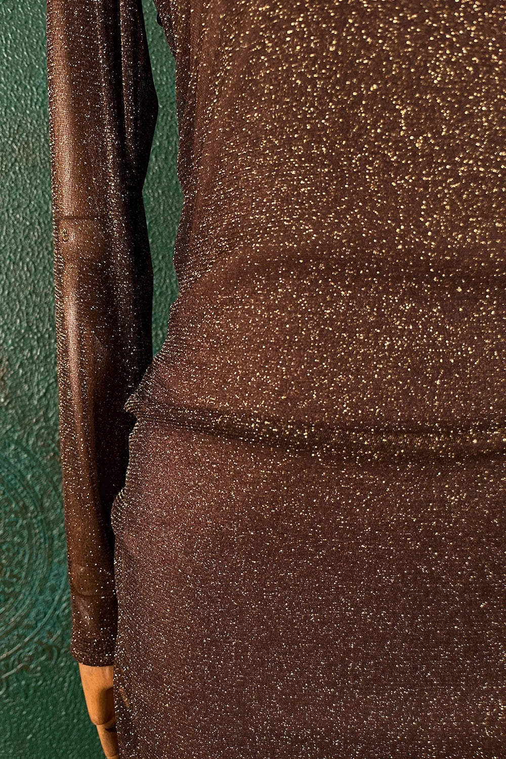 Simli Uzun Tül Elbise