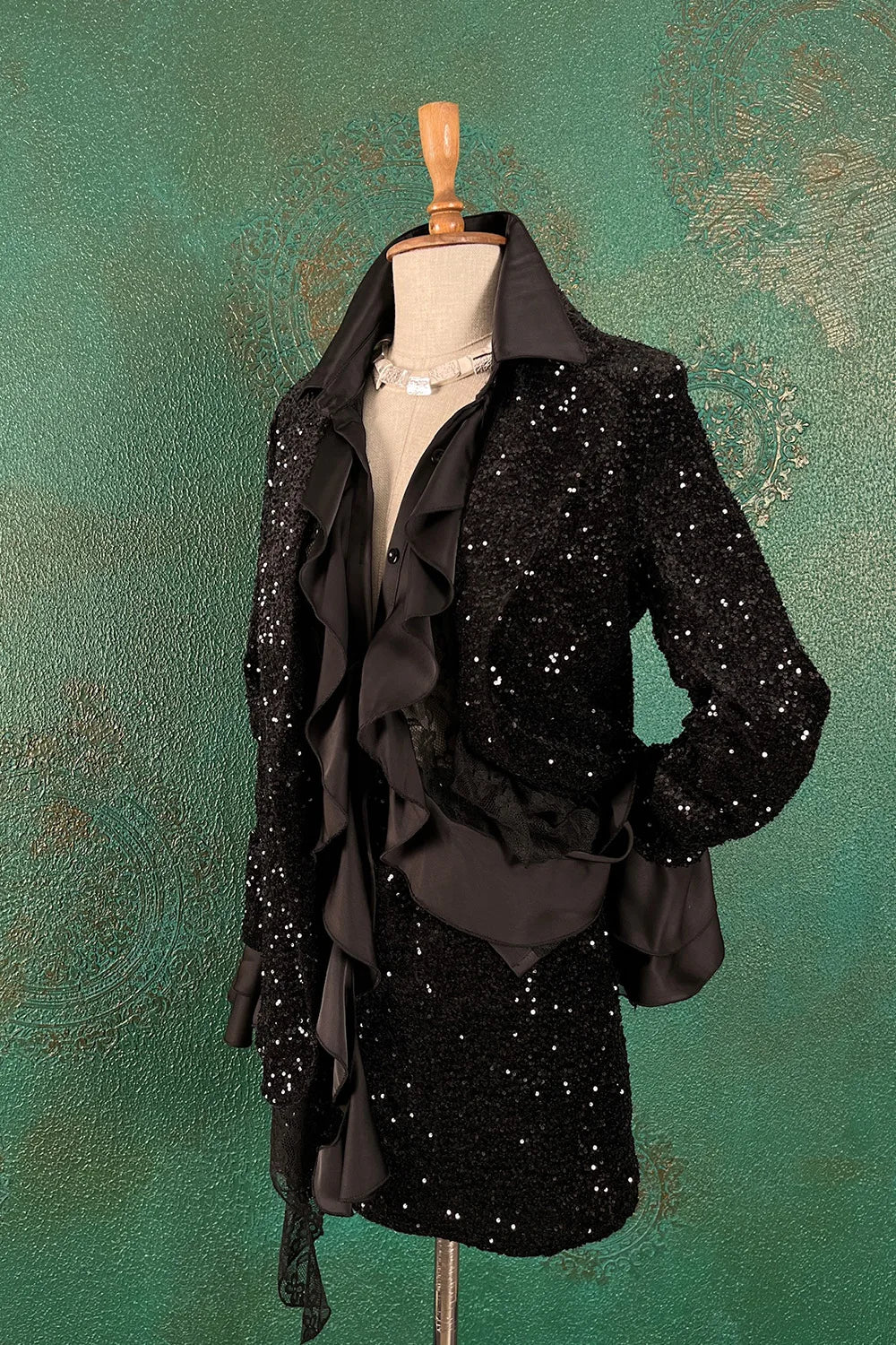 Pul İşlemeli Etek Takım