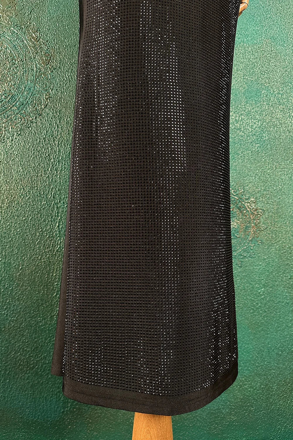 Boyundan Bağlamalı Taşlı Elbise