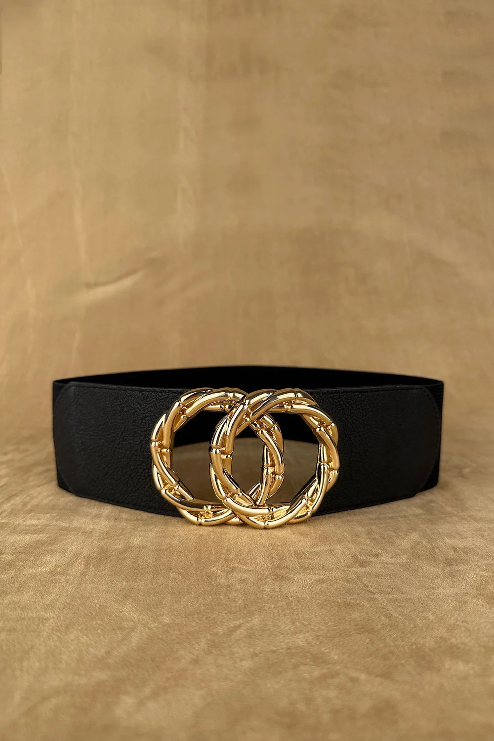 Çift Halka Tokalı Elastik Kemer