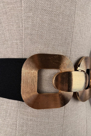 Metal Tokalı Elastik Kemer
