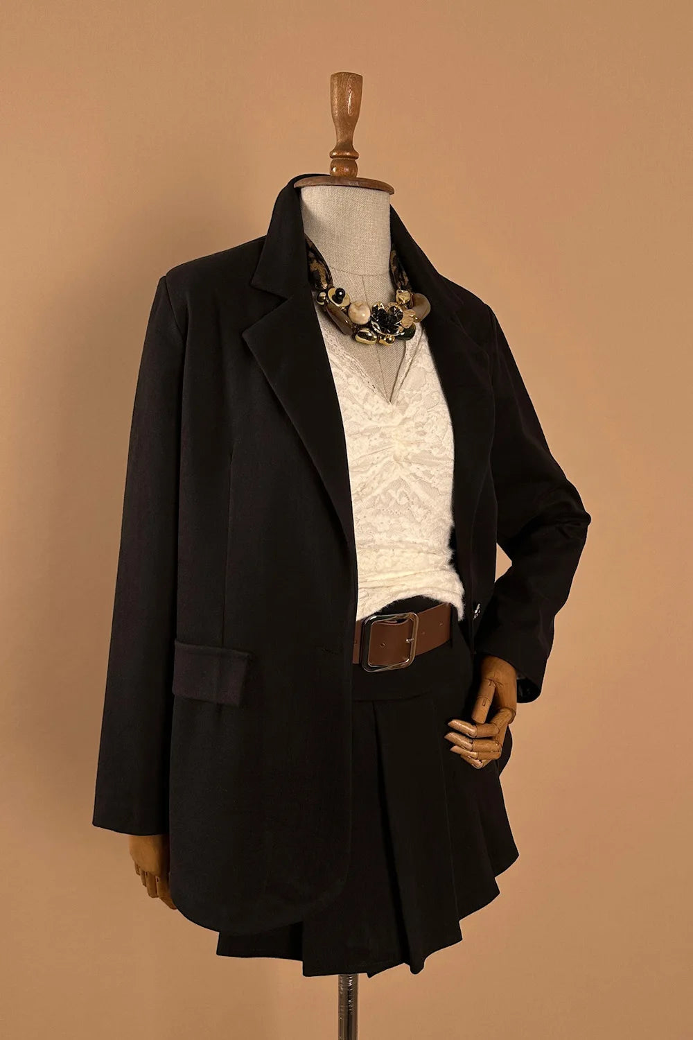 Yumuşak Dokulu Blazer Ceket