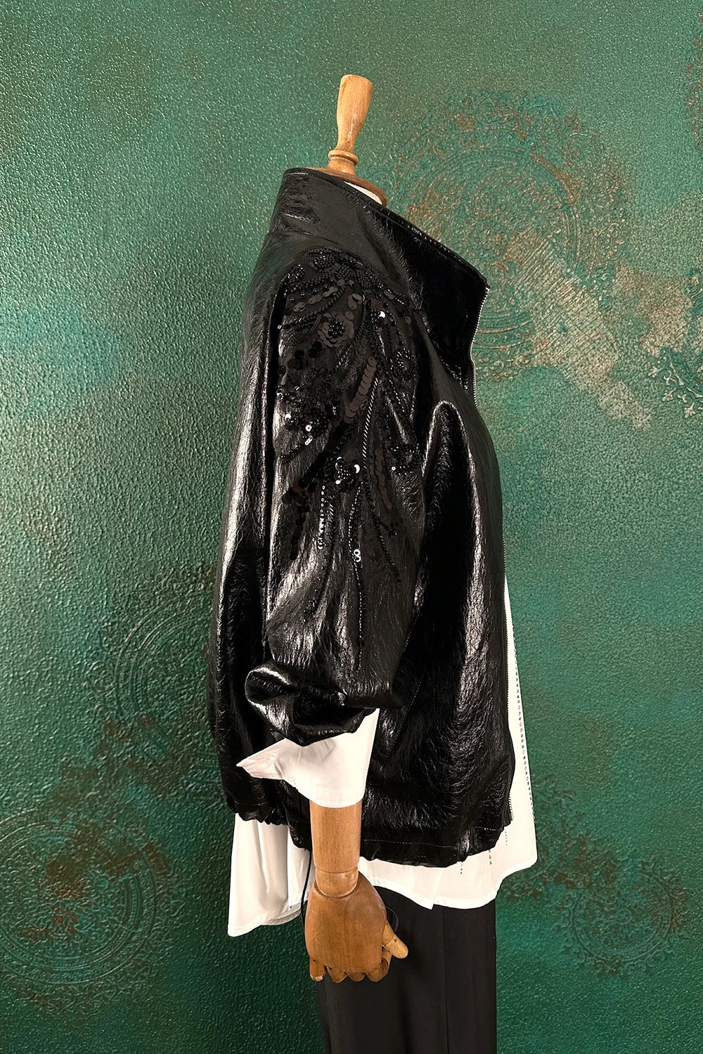 Payet İşlemeli Bomber Ceket