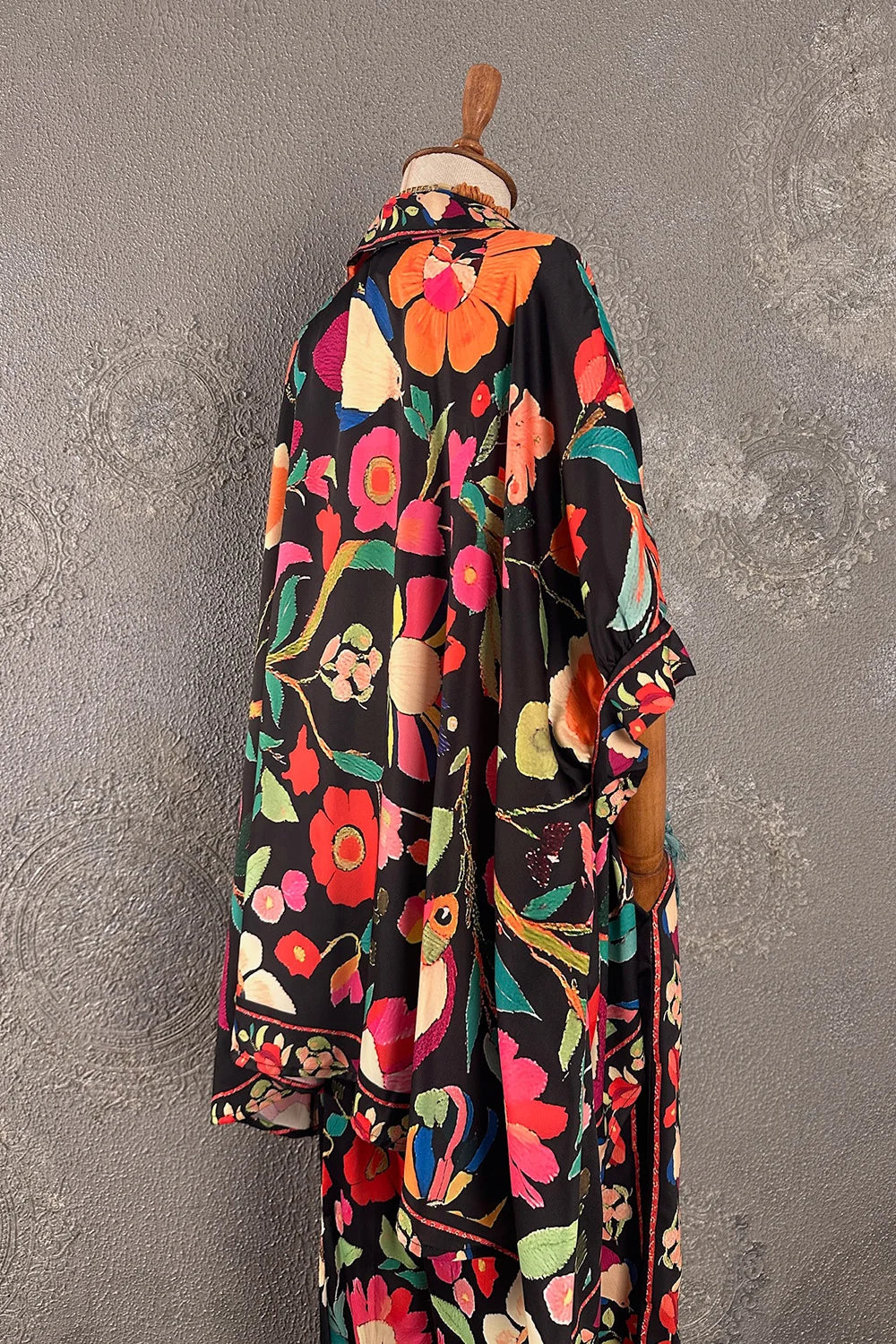 Desenli Oversize Pantolon Takım