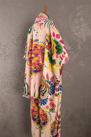 Desenli Oversize Pantolon Takım