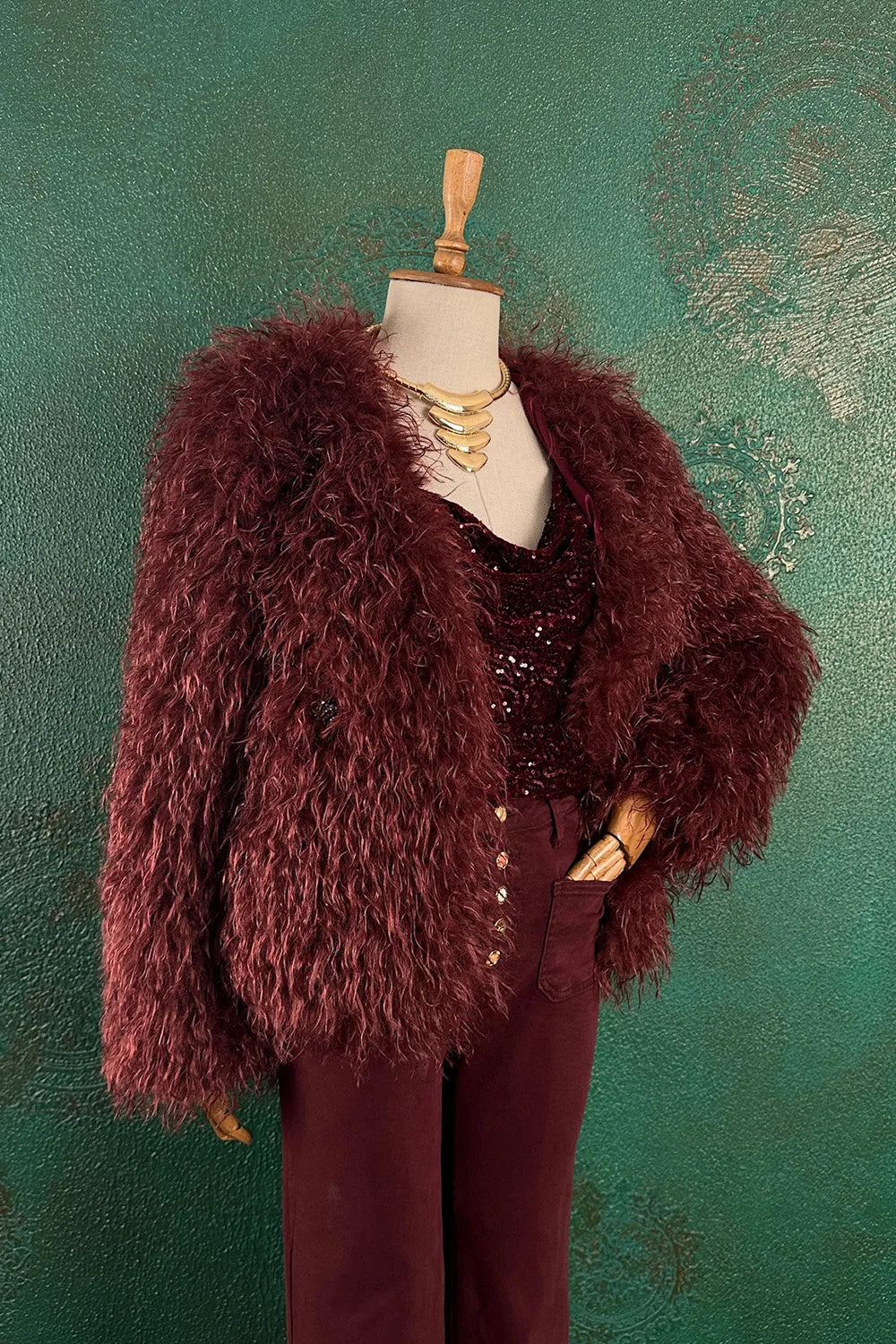 Uzun Tüylü Kürk Ceket