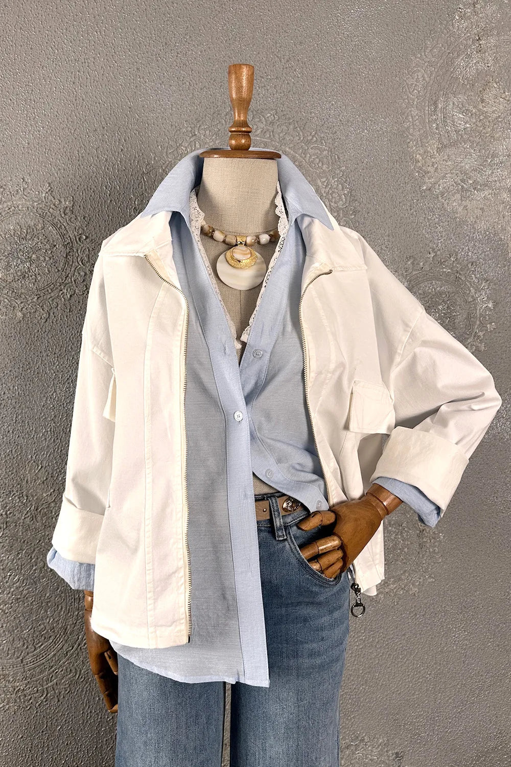 Rahat Kesimli Pamuk Ceket