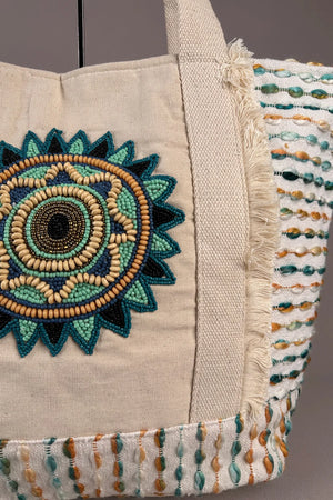 Mandala Desenli Çanta
