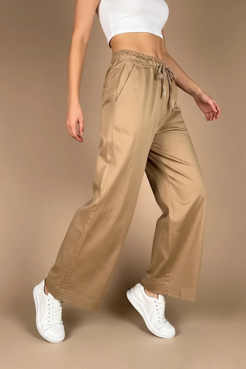 Geniş Paçalı Rahat Pantolon