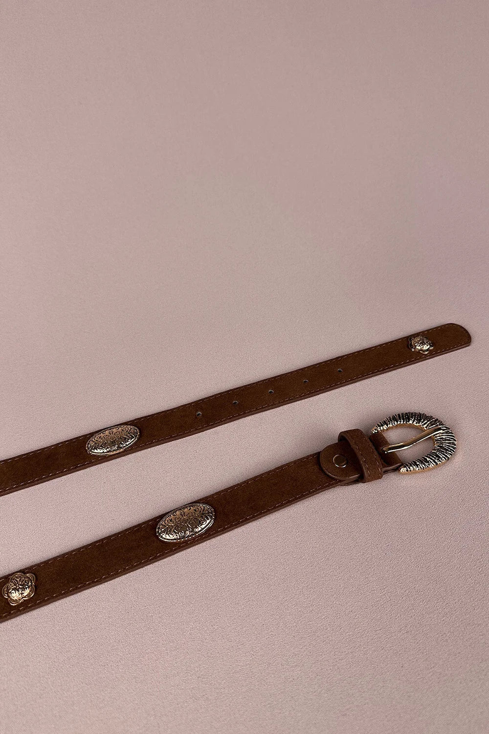 Metal Detaylı Vintage Kemer