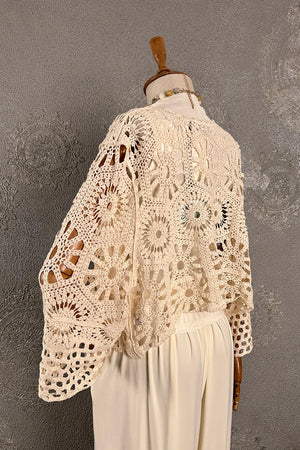 Kroşe Crop Ceket