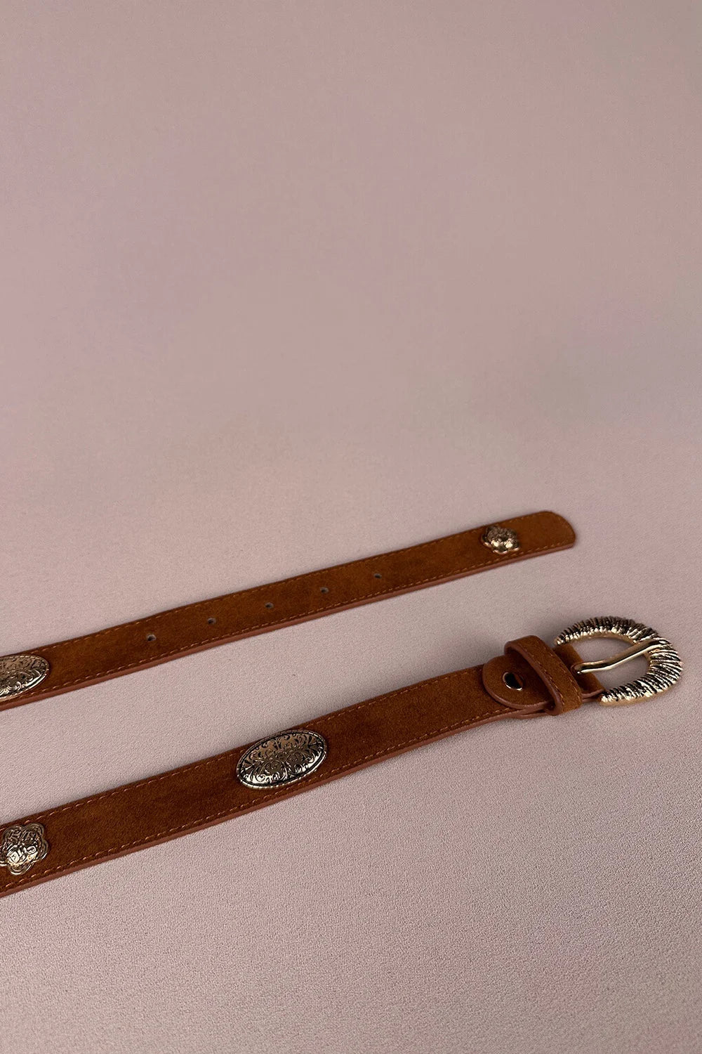 Metal Detaylı Vintage Kemer