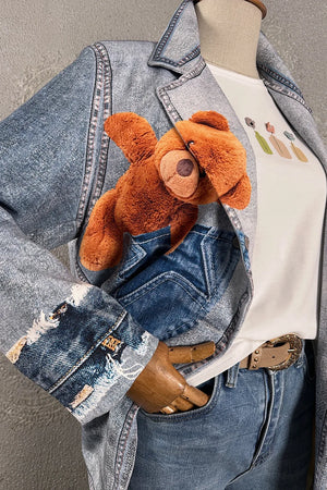 Ayıcık Detaylı Blazer Ceket