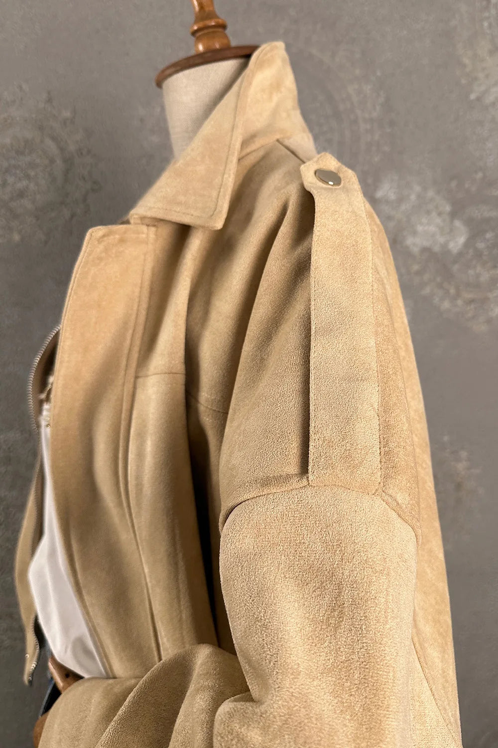 Oversize Nubuk Ceket