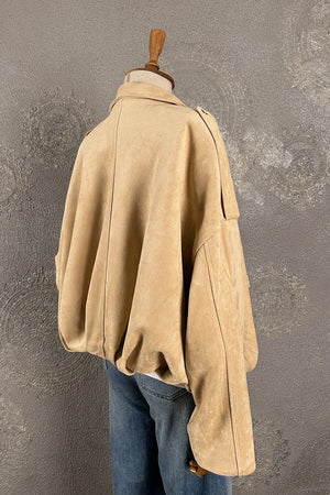 Oversize Nubuk Ceket