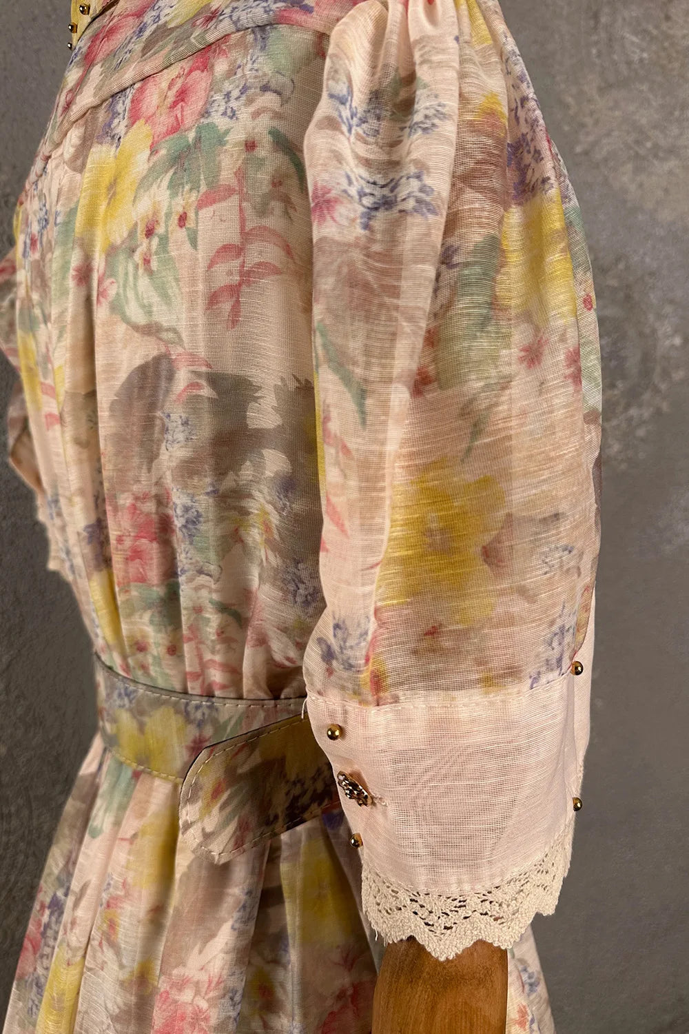 Floral Desenli Romantik Elbise