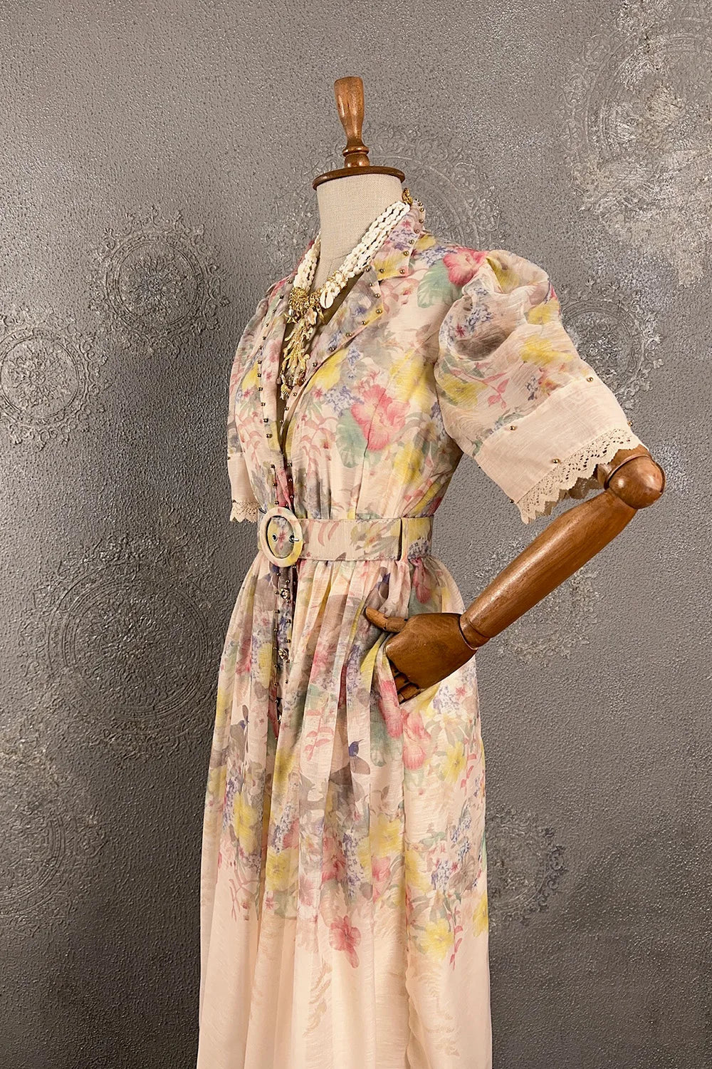Floral Desenli Romantik Elbise