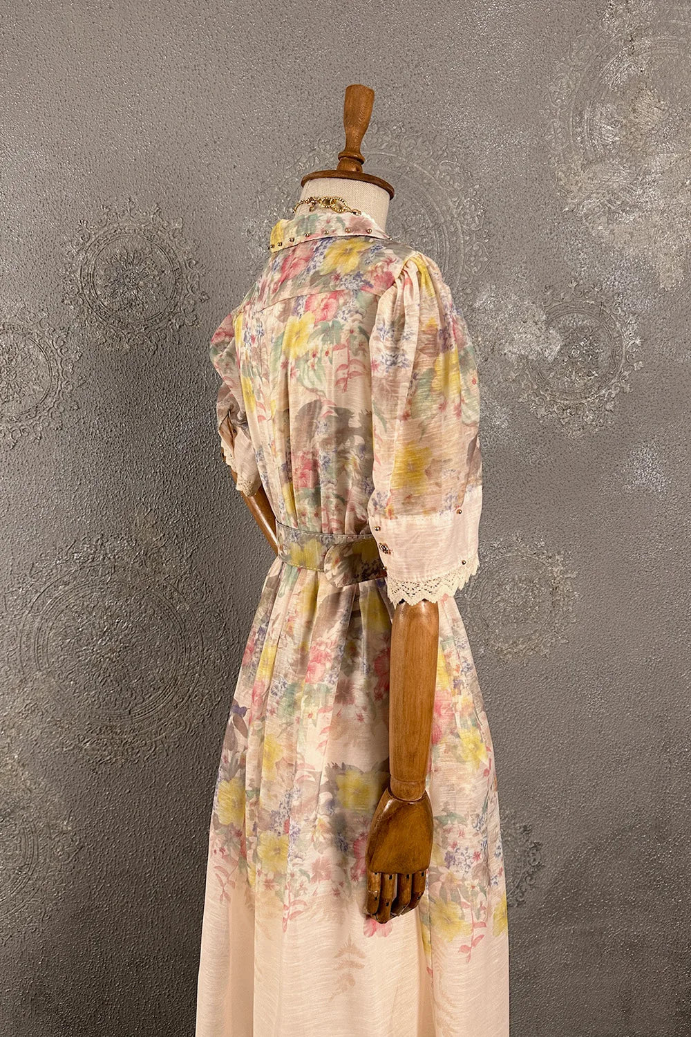 Floral Desenli Romantik Elbise