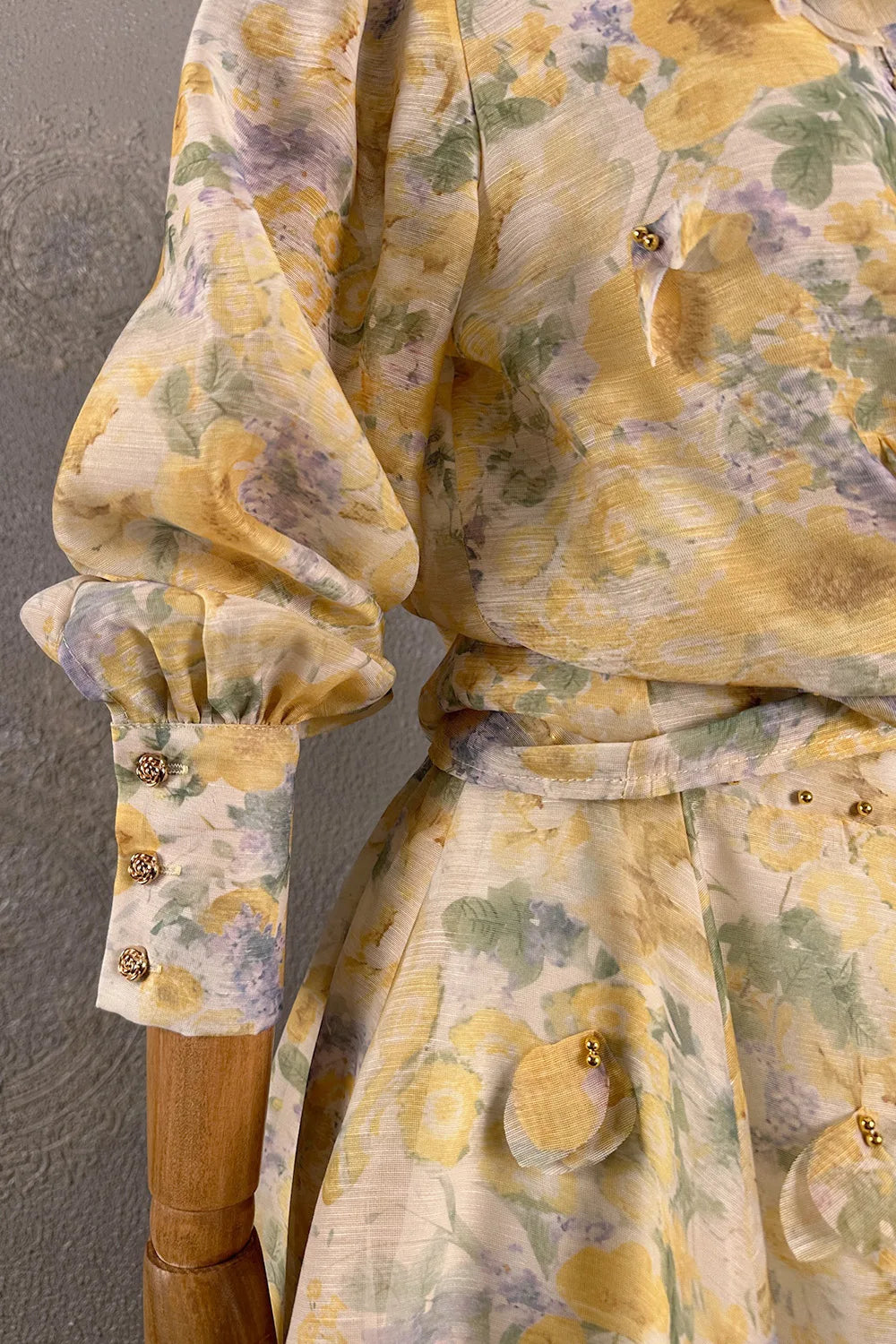 Floral Desenli Etek Takım