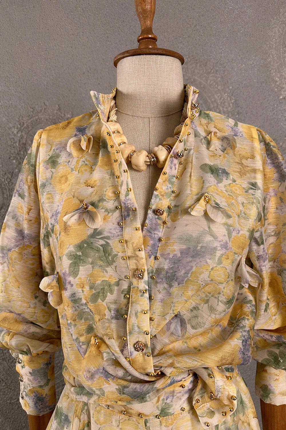Floral Desenli Etek Takım