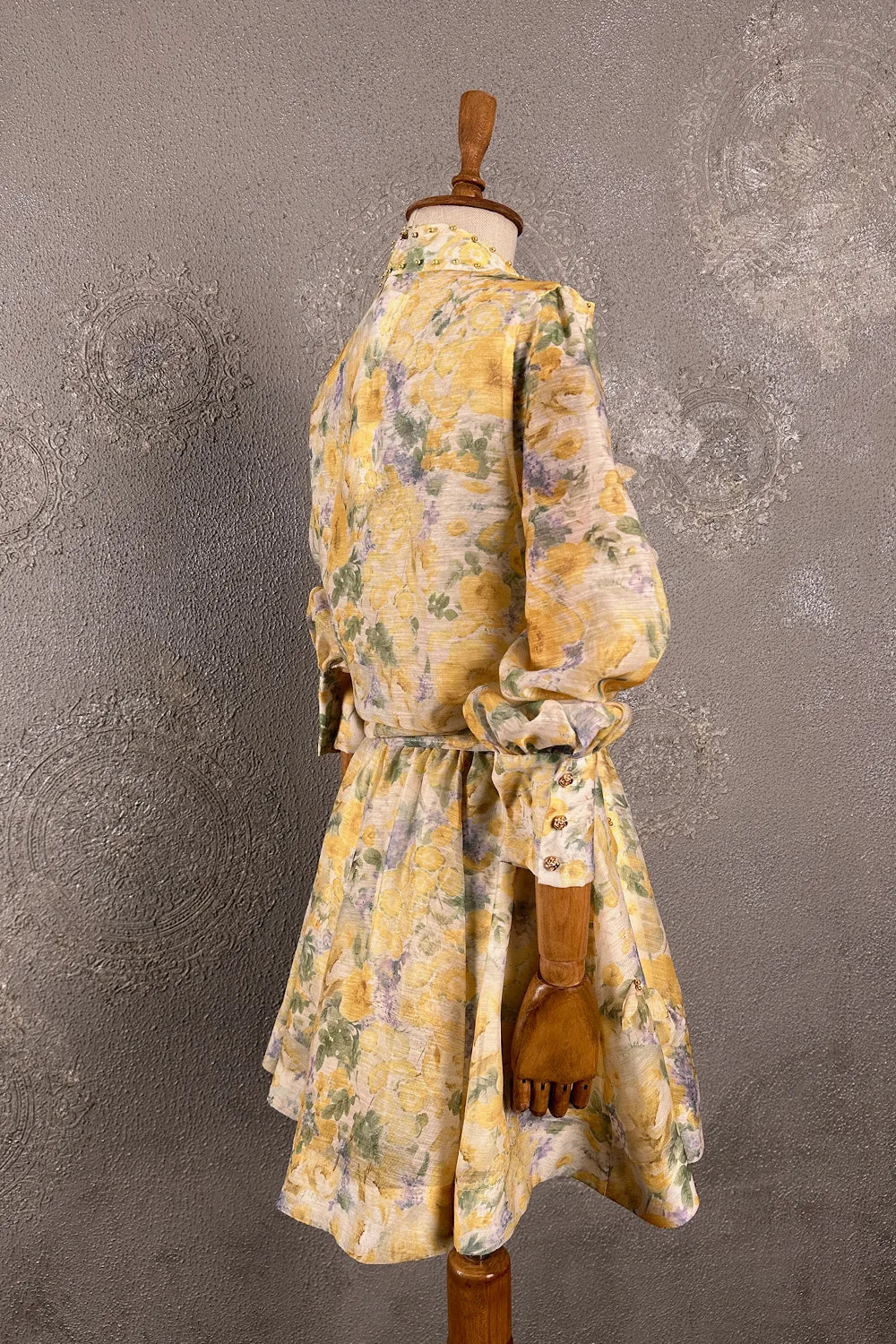 Floral Desenli Etek Takım