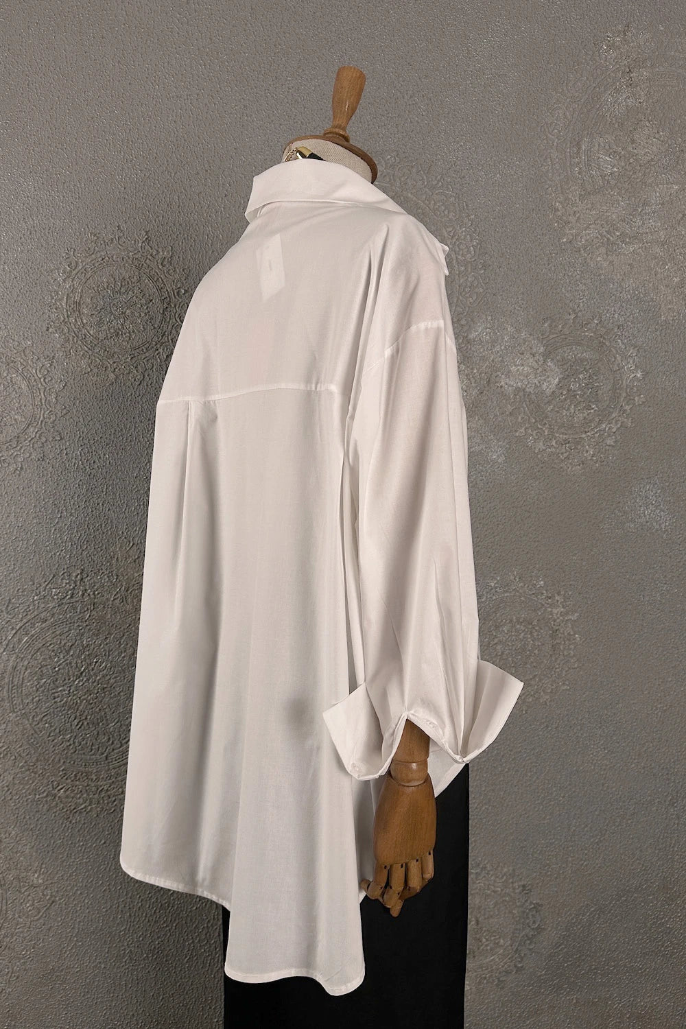 Baskılı Oversize Gömlek