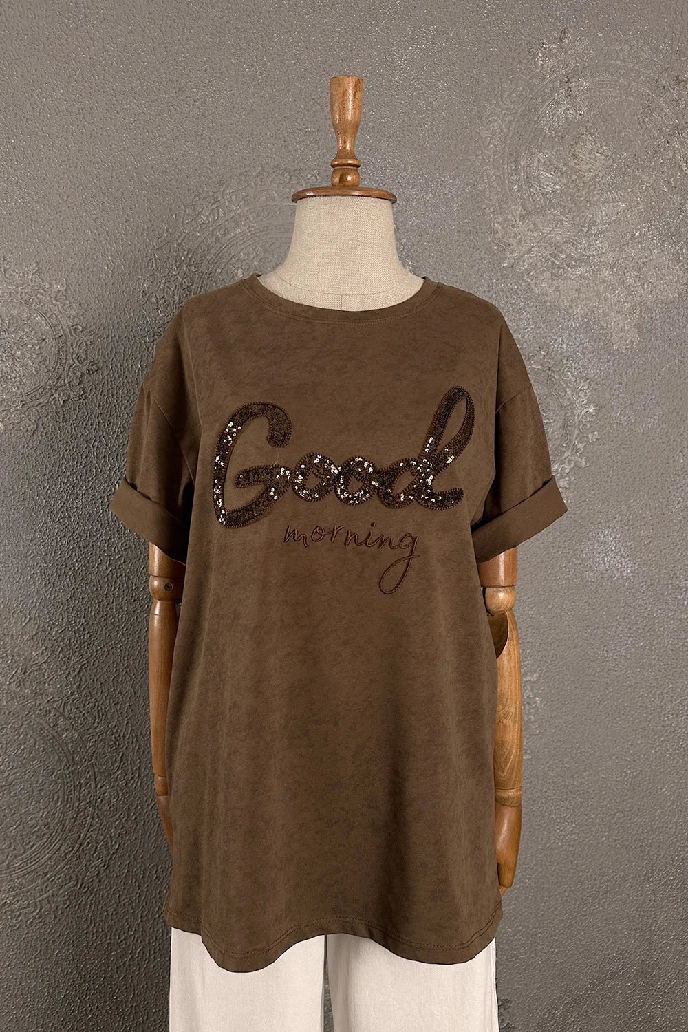 Payet İşlemeli T-shirt