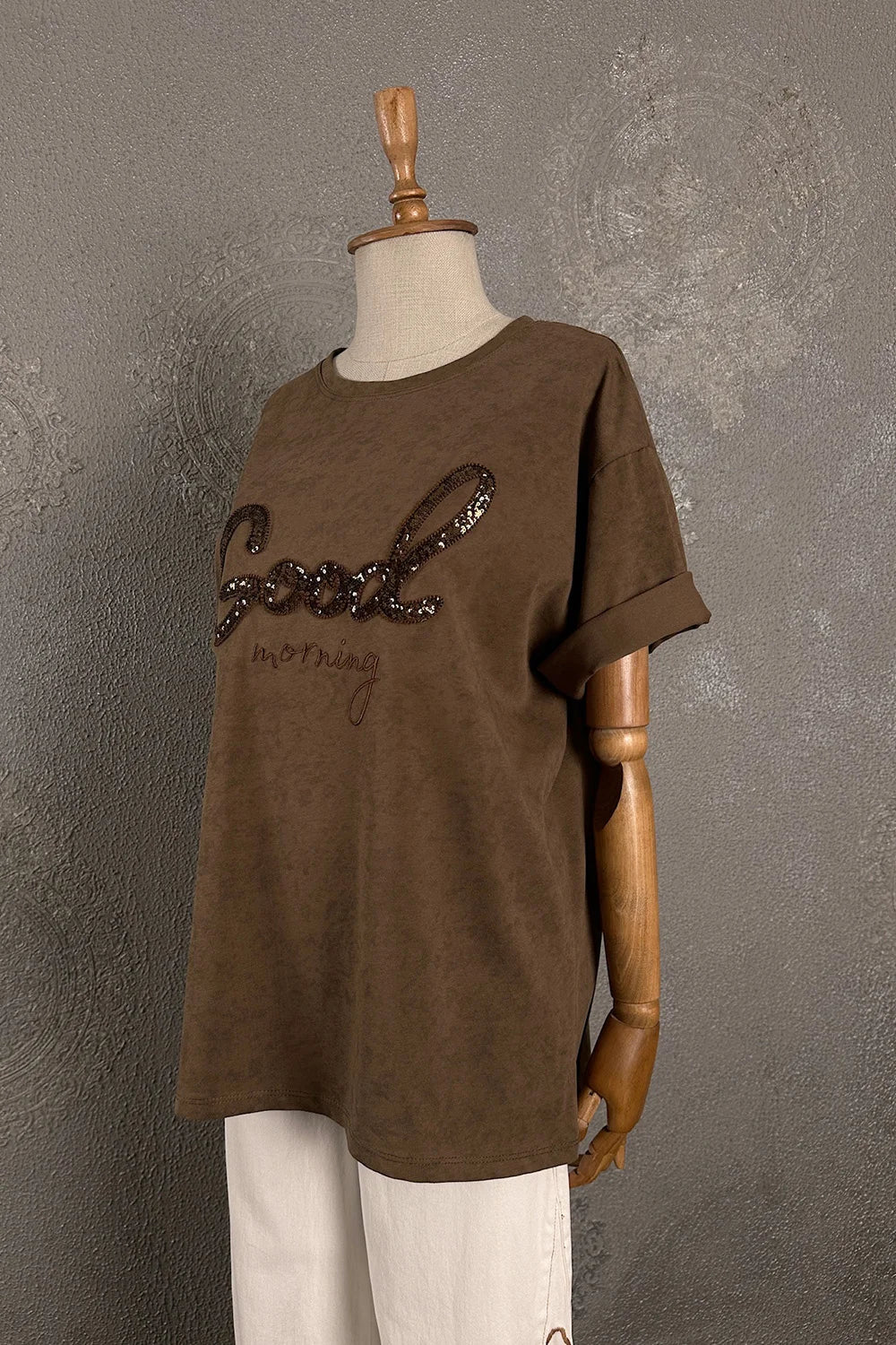 Payet İşlemeli T-shirt