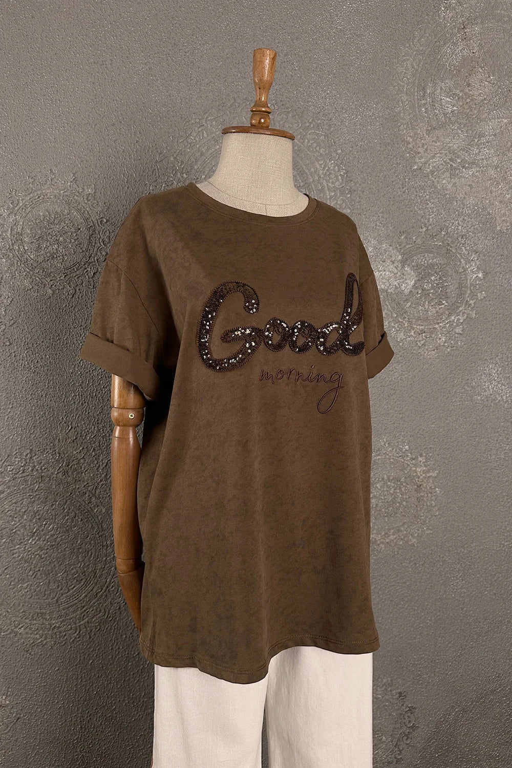 Payet İşlemeli T-shirt