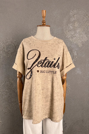 Payet İşlemeli T-shirt