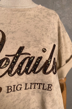 Payet İşlemeli T-shirt