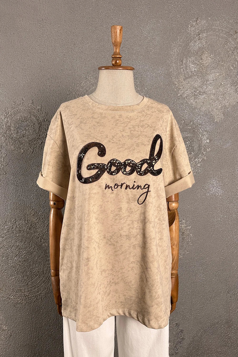 Payet İşlemeli T-shirt