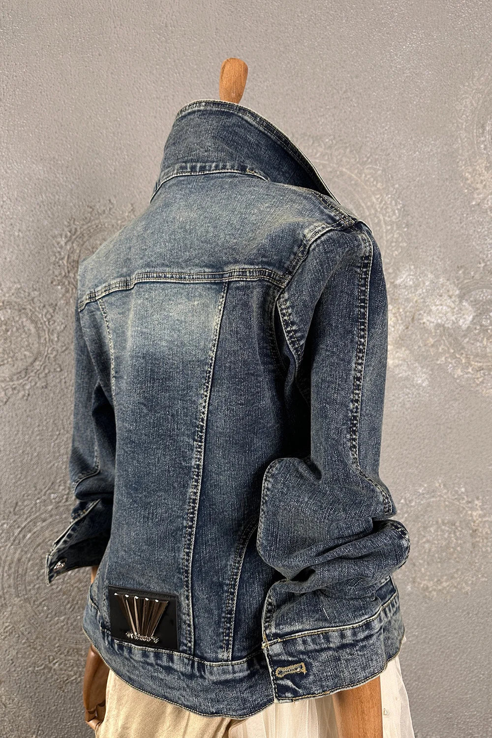 Slim Fit Denim Ceket