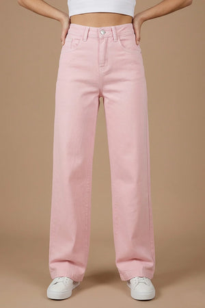 Pembe Straight Jean