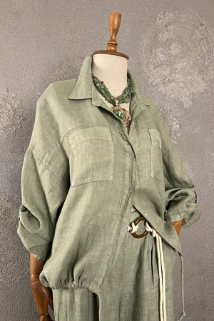Dökümlü Keten Takım