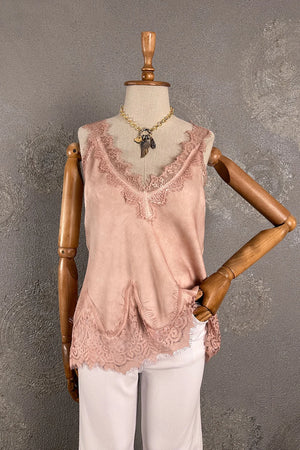 Dantelli Saten Bluz