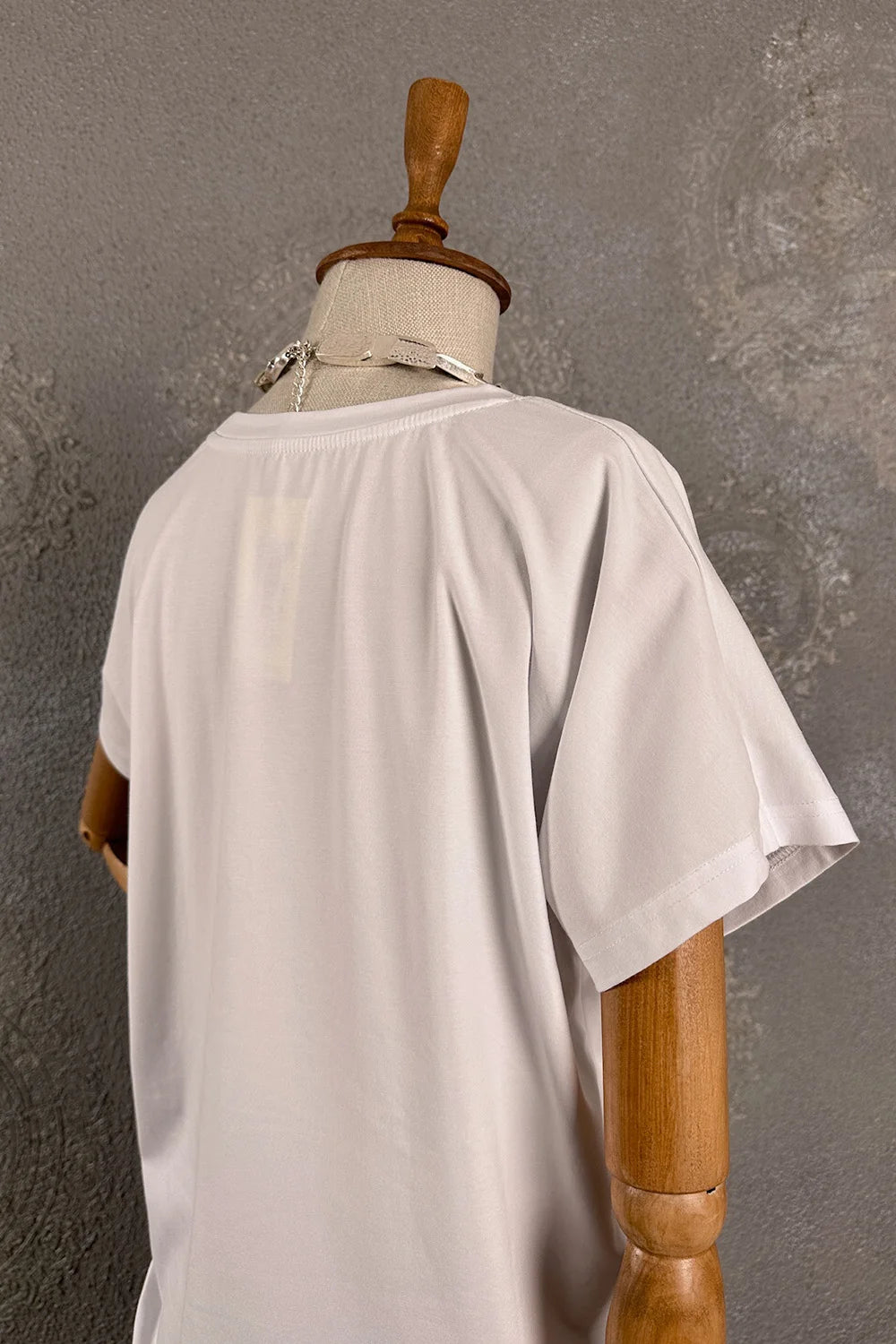 Simli Baskılı T-shirt