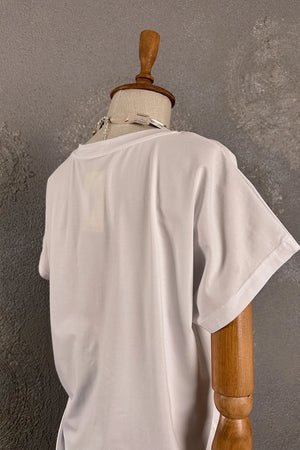 Simli Baskılı T-shirt