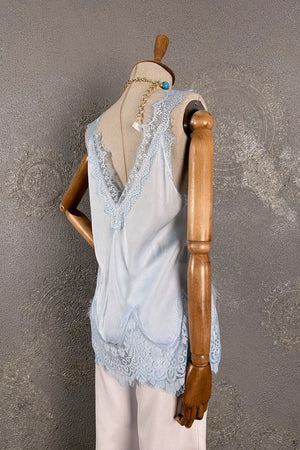 Dantelli Saten Bluz